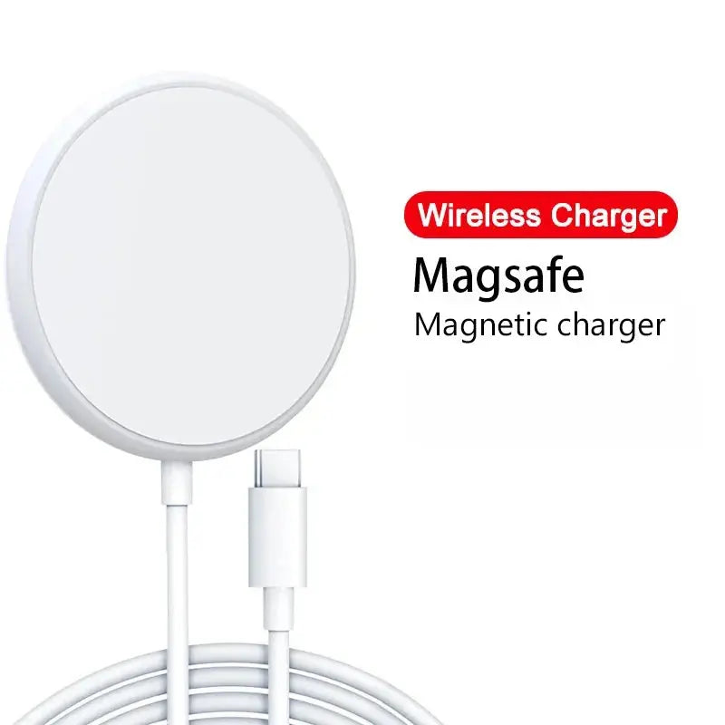 SHIDWJ Magnetic Wireless Charger Pad for MagSafe iPhone 16 15 14 13 12 Pro Max ryshop